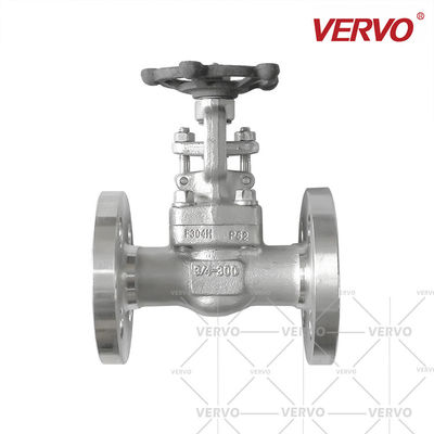 Gate Valve Forged Steel Stainless Steel F304 API602 3/4 Inch Dn20 Class 300 Flanged End Gate Valve Industrial BS5352