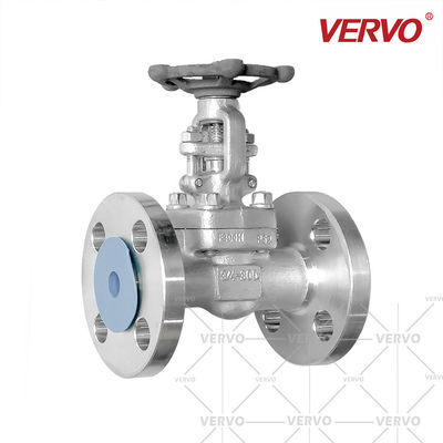 Gate Valve Forged Steel Stainless Steel F304 API602 3/4 Inch Dn20 Class 300 Flanged End Gate Valve Industrial BS5352